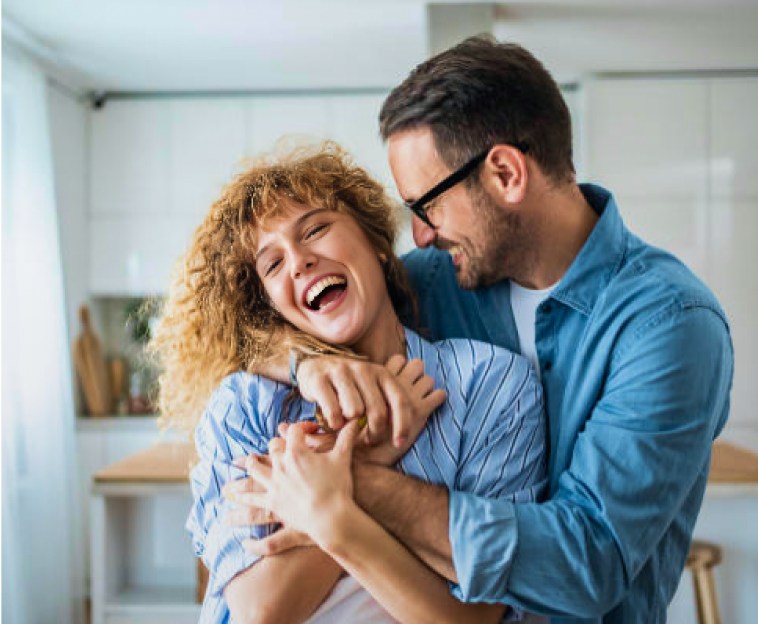 Un couple heureux